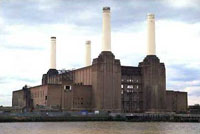 This is a photo of the outside of a nuclear reactor
