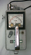 Image of an Geiger counter from around the 1960's