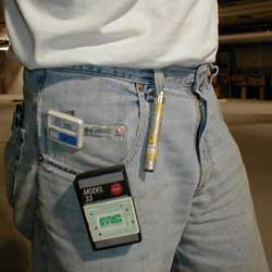 Survey meters, audible alarms, and area monitors can be used to monitor an inspector's dose.
