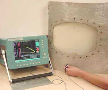 Researchers use eddy current systems to determine the thickness of parts.