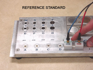 Reference standards are used to compare signals. They help inspectors understand the signals they are seeing and set the appropriate parameters for their specific test.