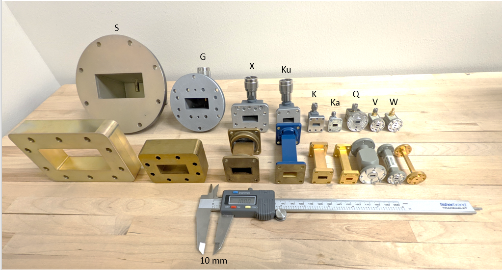 Coax adapters waveguide