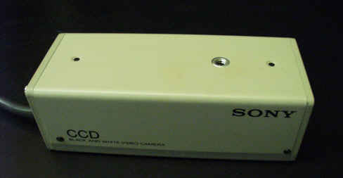 CCD cameras can be used to convert and output visual images.