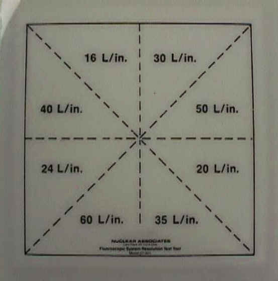 Photograph of line pair gauge made by Victoreen