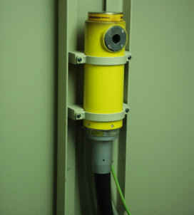 The xray tube contains the radiation source.