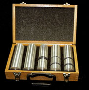 The distance/area blocks are cylinders of varying heights.