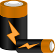 Batteries, like those used in a flashlight, are voltage sources