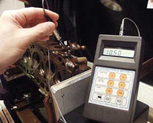 Hall-Effect meters can be used to detect small changes in magnetic field strength.