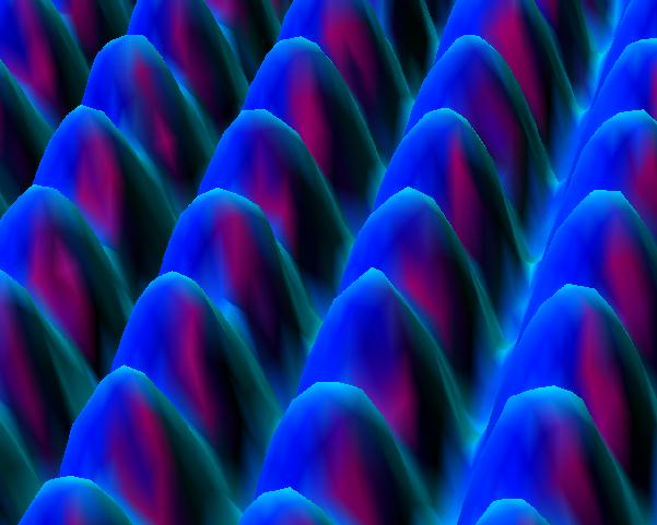 Scanning tunneling microscopes can reveal the crystal structure of a material.