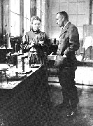  An image of Marie and Pierre Curie